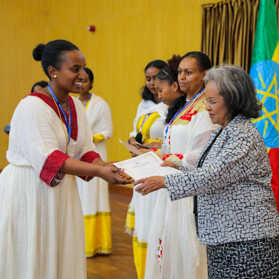 President Sahle-Work's Mentorship Program Empowers 1500 Female Students