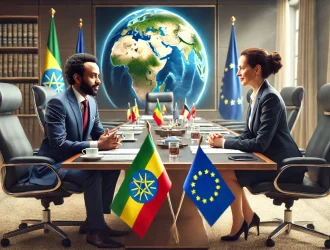 Minister of Finance Ahmed Shide Engages in Key Talks with EU Commissioner Jutta Urpilainen