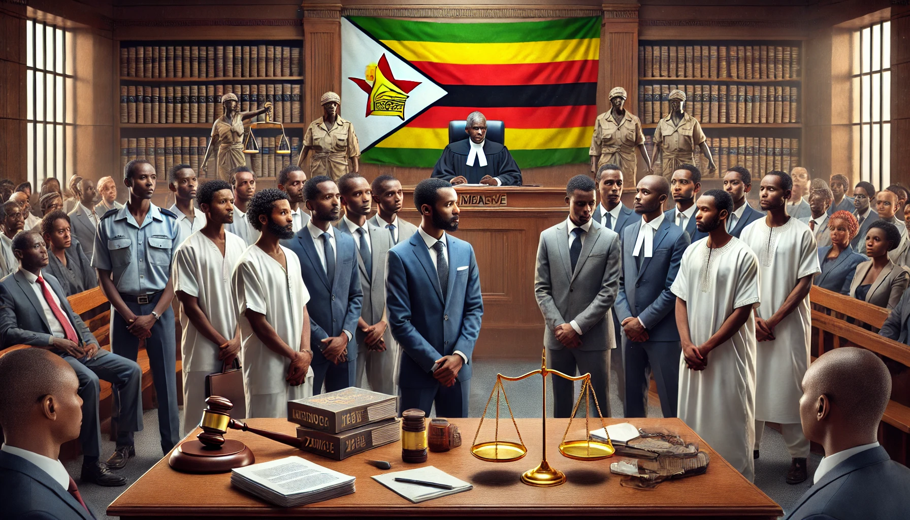 Nine Ethiopian Nationals Convicted for Immigration Violations in Zimbabwe